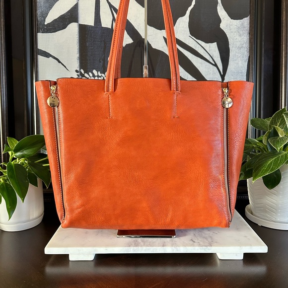 Handbags - Orange Tote Bag